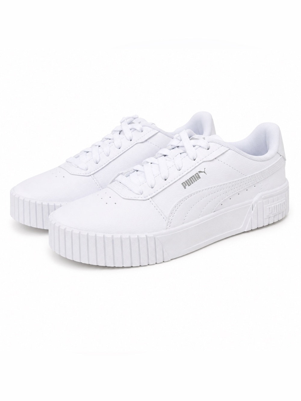 Puma Carina 2.0 PS Kids Sneakers – White – Size 3.5Y / EU 35 – NWT